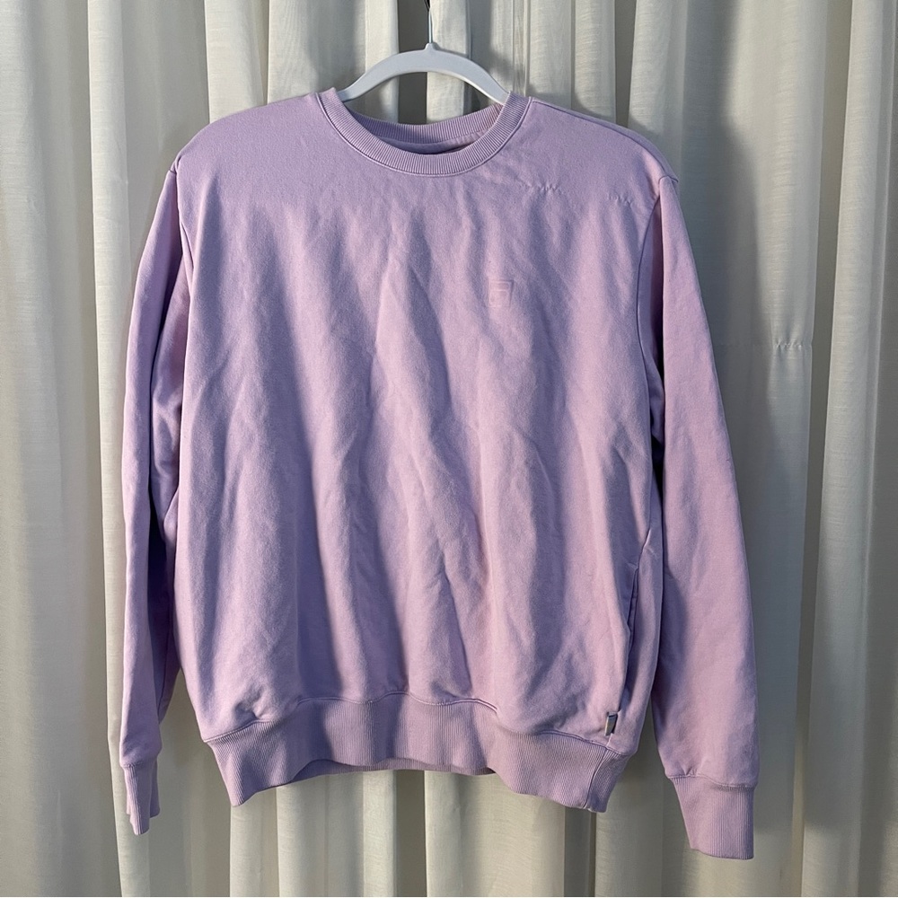 💜 Fila Lavender Crewneck Sweatshirt with Pockets | Size L 💜